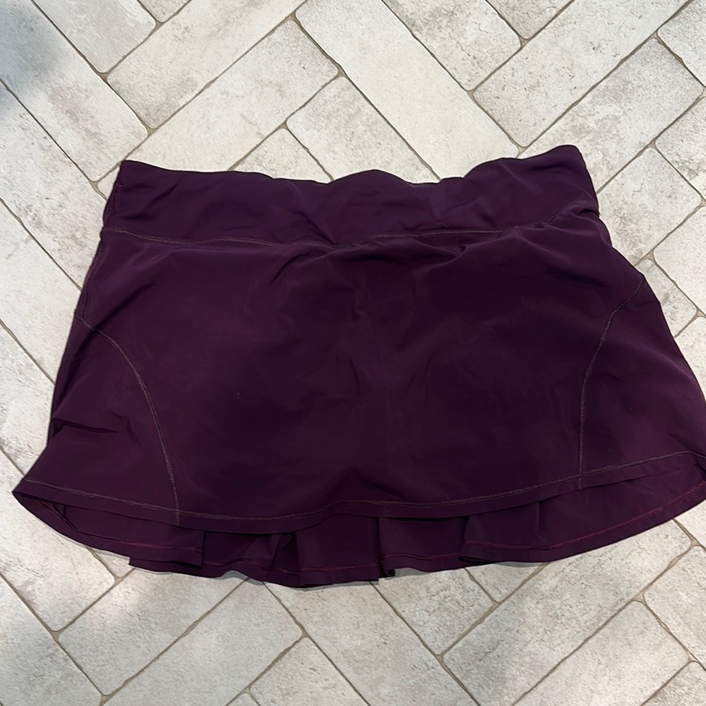 lululemon athletica Plum Athletic Skort